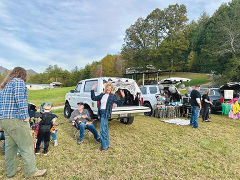 Photos by Aiden McCoy Williams/Staff Correspondent Unaka Community Development President Holly Willis helped pull off a successful Fall Festival for community, along with other volunteers.