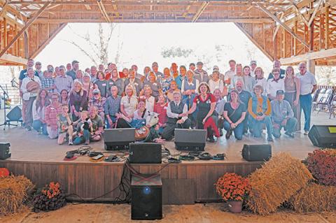 Michelle Bradbeer/Staff Correspondent Officials, staff and more gathered for the Fall Festival on Oct. 4-5 at John C. Campbell Folk School in Brasstown.