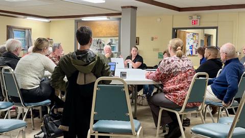 Randy Foster/editor@cherokeescout.com A diverse group of organizations and individuals met at First United Methodist Church in Murphy over the past week to create a plan to keep needy families.