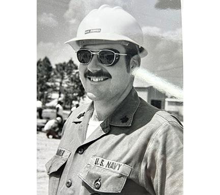 Brian Parker was an instructor teaching Marines how to build bunkers out of timbers.