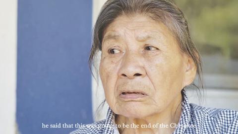 Photos by Nicole Wright/Staff Correspondent Beloved Woman Ella Bird and native Cherokee language speaker is featured in the PBSNC documentary A Sacred Thread, which premiered in late summer.