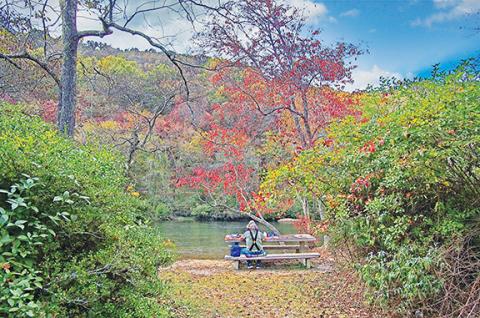Photos by Samuel Jokich/Staff Correspondent Taking a look back before winter hits in earnest on Dec. 21, Cherokee County has natural sights to enlighten your attitude and improve your energy during autumn.