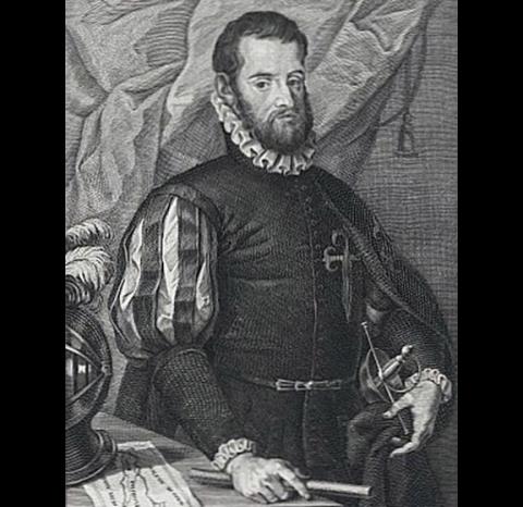 Spanish Admiral Pedro Menedez de Aviles was sent to exterminate the Protestant French Huguenot colony in the New World, and after massacring all those he could find was named Governor and sent Juan Pardo on both of Pardo’s explorations into western North Carolina.