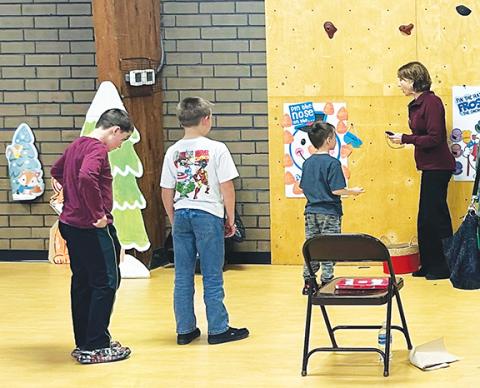 Photos by Aiden McCoy Williams/Staff Correspondent Fun carnival games were set up for students to win prizes.