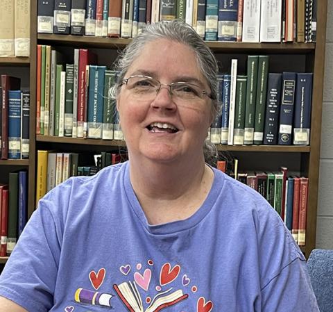 Melissa Barker began volunteering at the Murphy Public Library after moving to town in 2007.