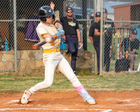 Zack Hogsed of Murphy makes contact and looks to get on base against Union County, Ga., on March 4.
