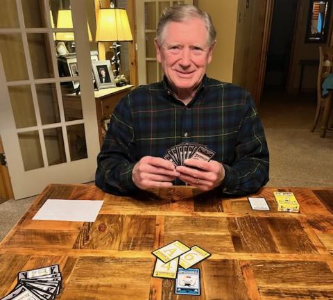 Tom Spencer invented the card game TrikPlay that is being sold on Amazon. It was an endeavor that included his son Todd. The game took time to bring to fruition, but a few hundred have already been sold.