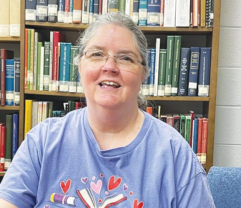Melissa Barker began volunteering at the Murphy Public Library after moving to town in 2007.