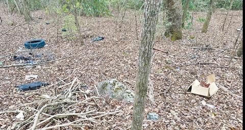 The Unaka community, like many rural areas in Cherokee County, has struggled with illegal dumping.