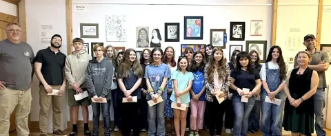 Winners of the 2026 Art Show were celebrated and supported by the Cherokee County Arts Council on April 17.