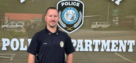 Murphy police Sgt. Adam May's job can be fraught with danger, stress and lack of appreciation at times, but he still enjoys what he does for his community.