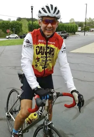 Frank Mason (shown in an undated photo)  was struck by a vehicle while he was riding his bicycle on Airport Road in August 2025. He died a few days later.