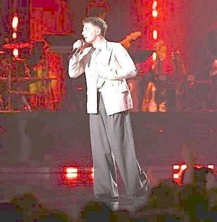 Murphy native and Idol contestant Braden Rumfelt sings during the season 24 finale May 11. 