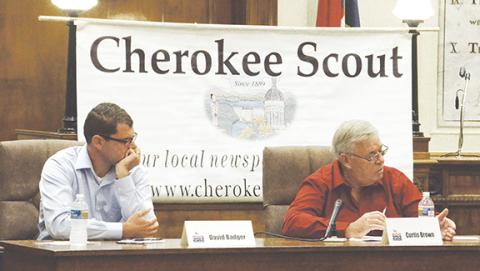 The Cherokee Scout, Cherokee County Republican Party and Local TV4 are hosting political forums Thursday and Friday this week.