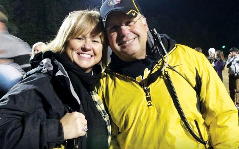 Kelly and David Gentry have been married nearly 33 years, all of which time David has been Murphy’s head football coach.