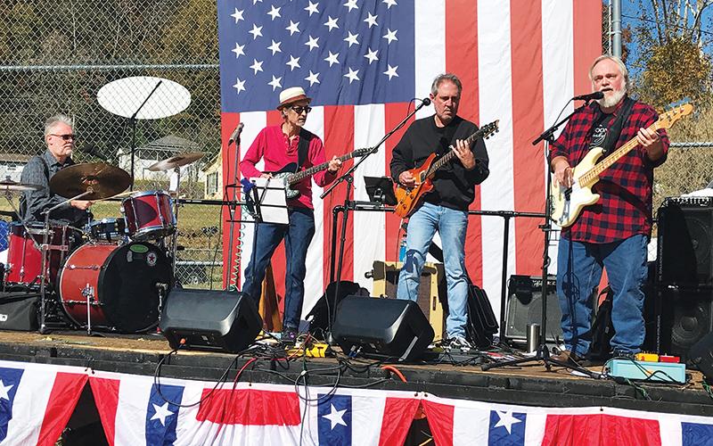 There were lots of musical acts performing at the festival following the Veterans Parade.