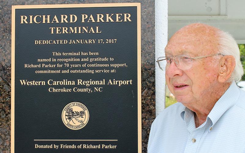 The terminal at Western Carolina Regional Airport was named after Richard Parker.