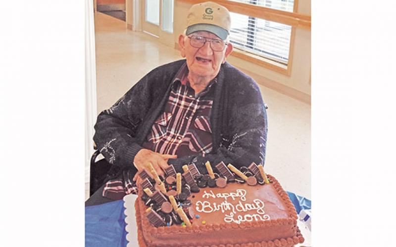 Leon Moss celebrated his 95th birthday at Murphy Rehabilitation & Nursing on July 29.