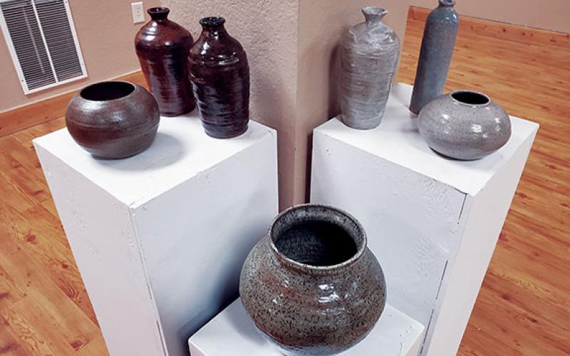 The Sarah Hembree Collection features about 400 pieces of functional Appalachian pottery.