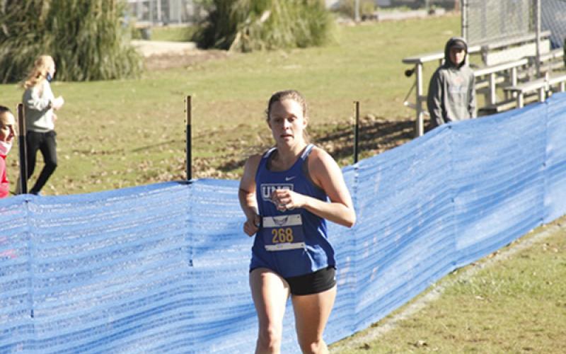 Tri-County Early College standout Sydney Bolyard finished in fourth place and was the top finisher for the UNG Nighthawks at the Peach Belt XC Preview.