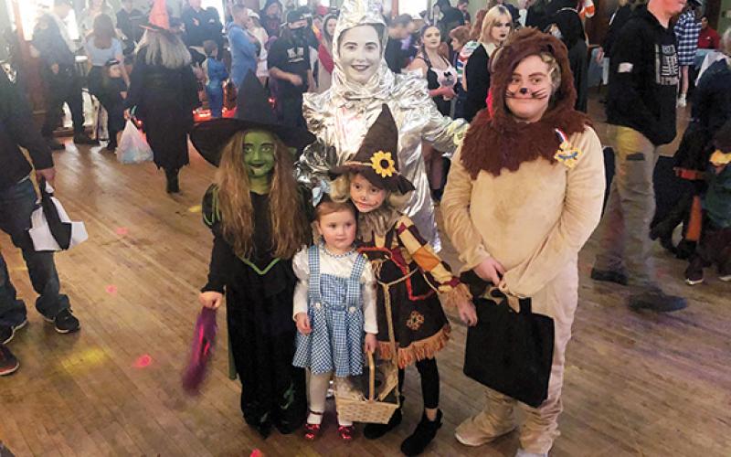 Photos by Abigail Hickman/Staff Correspondent A family impresses with their costumes from The Wizard of Oz. Dorothy-Scarlett Mclure, Wicked Witch-Mayah McClure, Lion-Payton Hyde, Scarecrow-Kylie Cross and Tin Man-Sam Cross.