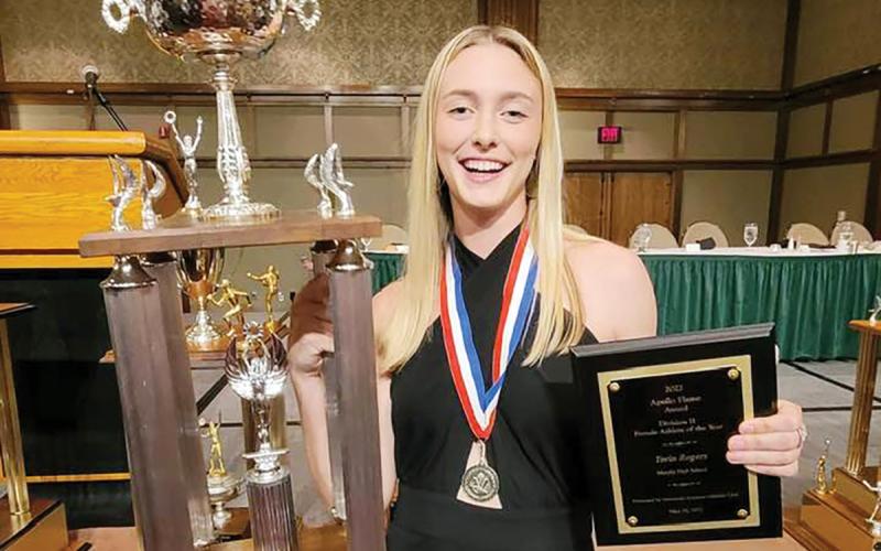 Murphy High School’s Torin Rogers took home an Athlete of the Year award during the 60th annual WNC Awards Banquet at the Omni Grove Park in Asheville on May 22.