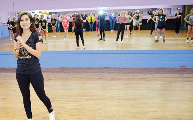 Murphy native and former Baltimore Ravens cheerleader Sheridan led a workshop at Murphy School of Dance on Aug. 3-4.