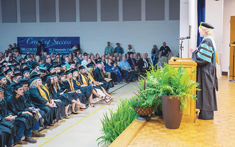 Tri-County Community College handed out 278 associate degrees, nine diplomas and 17 certificates in 2023.