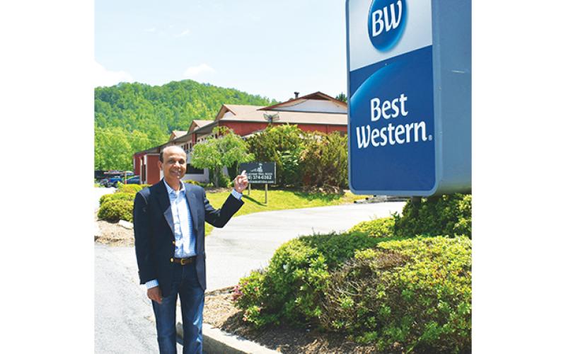 Photos by Bill Belian/Contributing Photographer  Ulkesh Desai thanks the community for their support. Saturday marks 25 years of owning the Best Western.