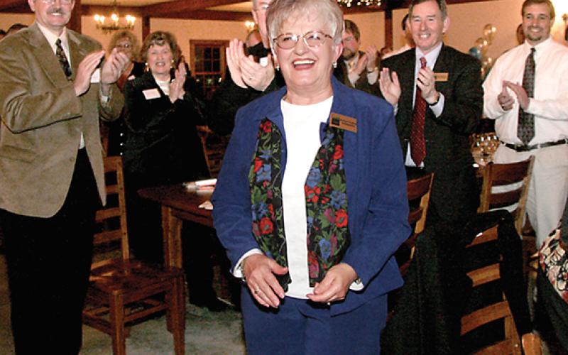 Longtime local volunteer Barbara Hughes was named the Cherokee County Chamber of Commerce’s Citizen of the Year in January 2008.