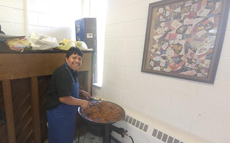 Many volunteers played important roles in bringing a real taste of Mexico to the Andrews Community Center.