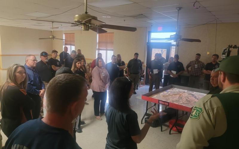With the fire winding down, Team Members were able to conduct valuable training utilizing state-of-the-art equipment for Emergency Services personnel from all across southwestern North Carolina.