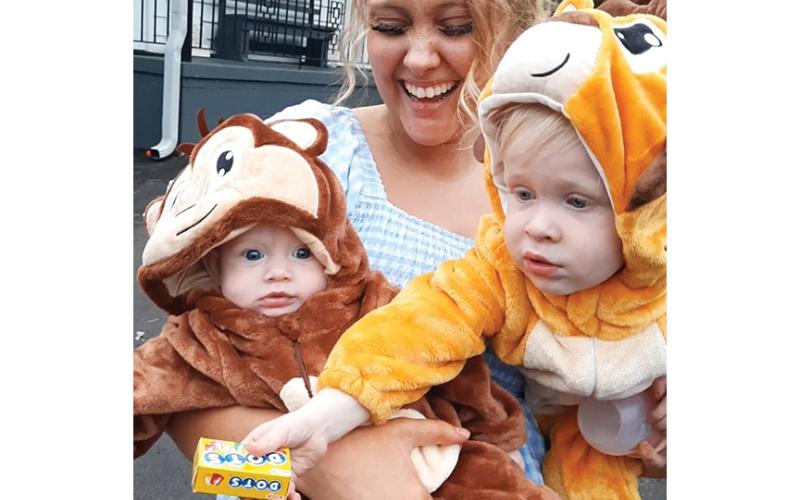 Malaya, mom Darly and Kingston in their The Wonderful Wizard of Oz costumes were real head-turners at Culberson Baptist Church on Saturday. It appeared that Dorothy had her hands full with her flying monkey and little lion, who were itching to move about.