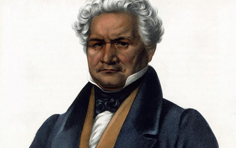 Major Ridge was speaker of the Cherokee Council and primary leader of the Treaty Party that signed the Treaty of New Echota for Cherokee Removal.