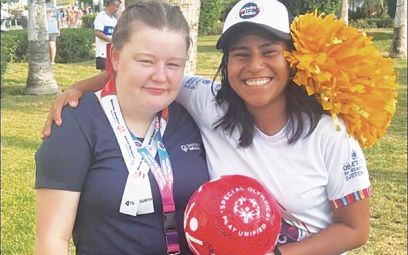Local athlete Lana Foster traveled to Peru with the N.C. Special Olympics group. She has made lots of friends through her travels.