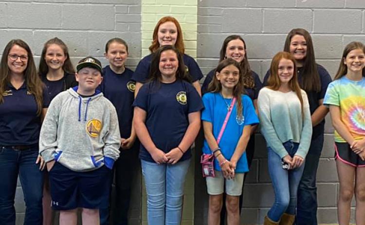 Murphy Middle School’s FFA chapter met at Downtown Pizza last week to watch award presentations during the state’s Virtual Celebration.