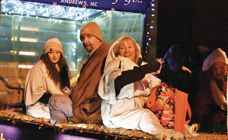 This is just one of many scenes from the 2019 Magic on Main Christmas Parade in downtown Andrews.