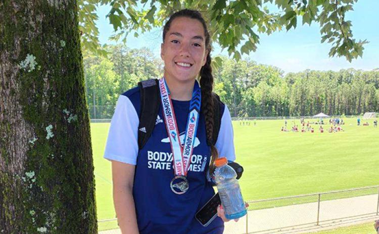 Catalina Barreiro played at the annual BodyArmor State Games at Cary in June after a stellar junior season with Murphy.