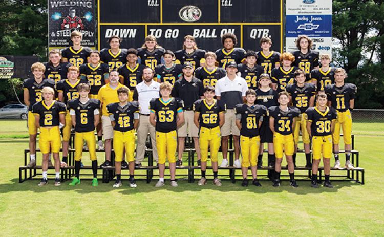 The Murphy junior varsity football team won a share of the Smoky Mountain Conference title this fall, along with Robbinsville and Swain County.