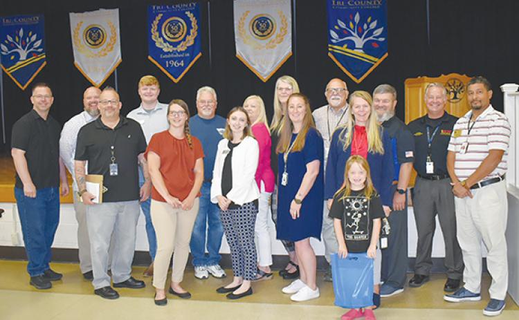 Many different organizations and businesses came together to assist veterans with their benefits at Tri-County Community College on June 14.