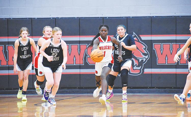 Photos by Kevin Hensley/The Graham Star: Andrews Middle School players had their moments on Nov. 16, but Robbinsville Middle School ultimately prevailed 30-28.