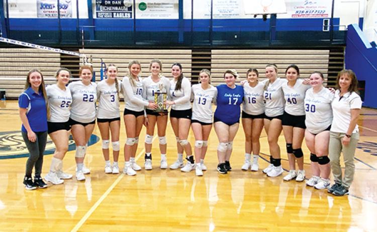 April McNabb/Contributing Photographer The Hiwassee Dam volleyball team represented a lot of the Smoky Little Mountain Conference’s honor roll this season.