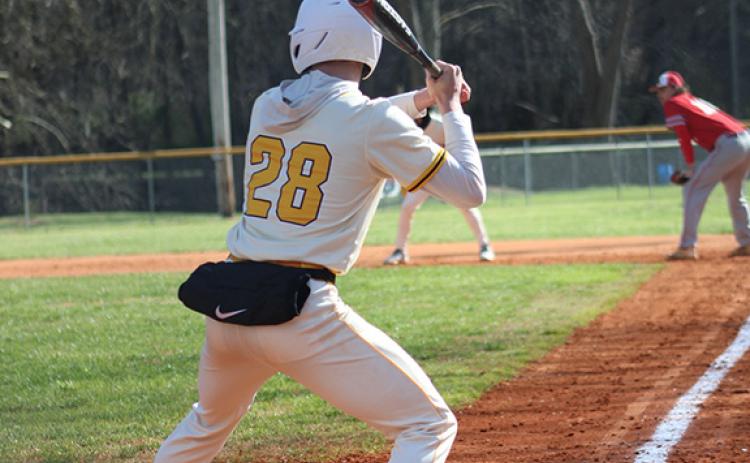 J.R. Carroll/Staff Correspondent Murphy’s Hunter Stalcup at the plate against Franklin on March 19.