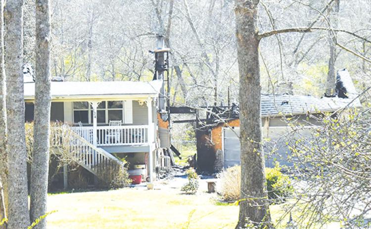 Anngee Quinones-Belian/Staff Correspondent Two people were killed in a house fire on March 27 at 134 Preserve Road. The names of the victims could not be confirmed by the Cherokee Scout’s press time Tuesday.