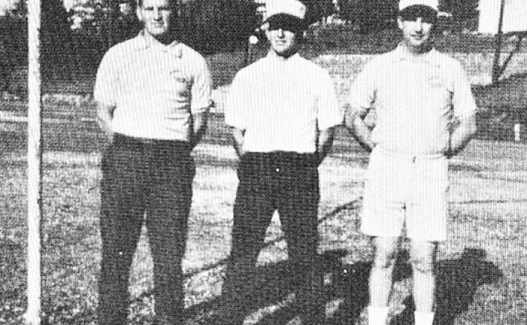 From left, local legends Bob Hendrix, Terry Postell and Jim McCombs from the 1968 Murphy football season are shown in the 1969 edition of The Kanusheta, Murphy High School’s annual yearbook.