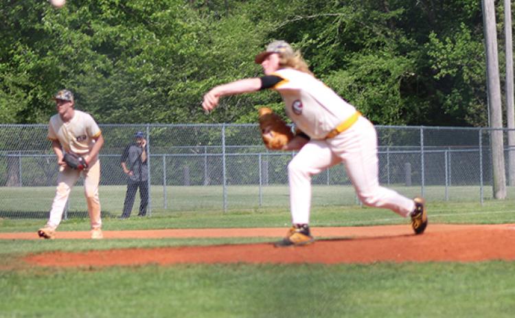 J.R. Carroll/Staff Correspondent Tommy Crapse works off the mound for Murphy against Union Academy in the first round of the state 1A baseball playoffs on May 7.